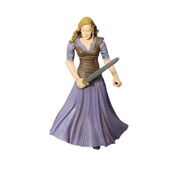 Toybiz The Lord Of The Rings Sword Slashing Eowyn Figure 1:12 6" Female Warrior - Picture 1 of 3
